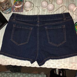 Button up Jean Shorts